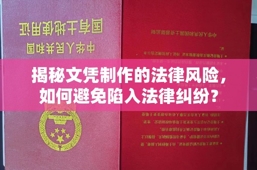 望谟揭秘文凭制作的法律风险，如何避免陷入法律纠纷？